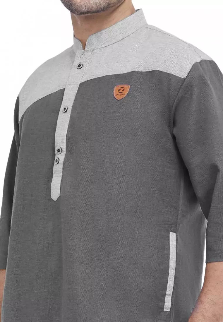 Zayidan Baju Koko Gamis Muslim Pria Mirza - Abu