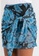 TOPSHOP blue Print Tie Front Mini Skirt 0AA67AA950B4E0GS_2