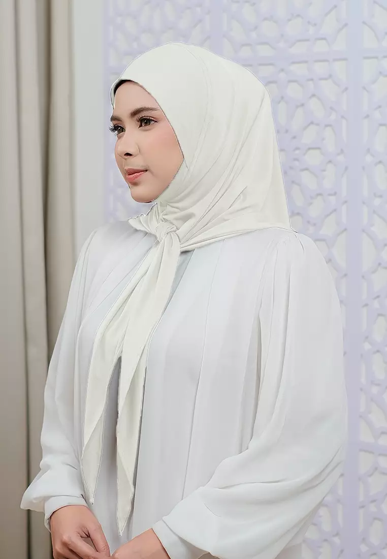 HIJAB INSTAN LUNA - BROKEN WHITE