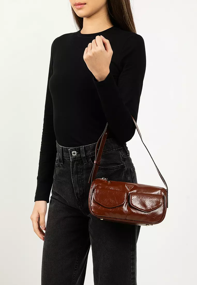 Waldena Small Top Zip Shoulder Bag