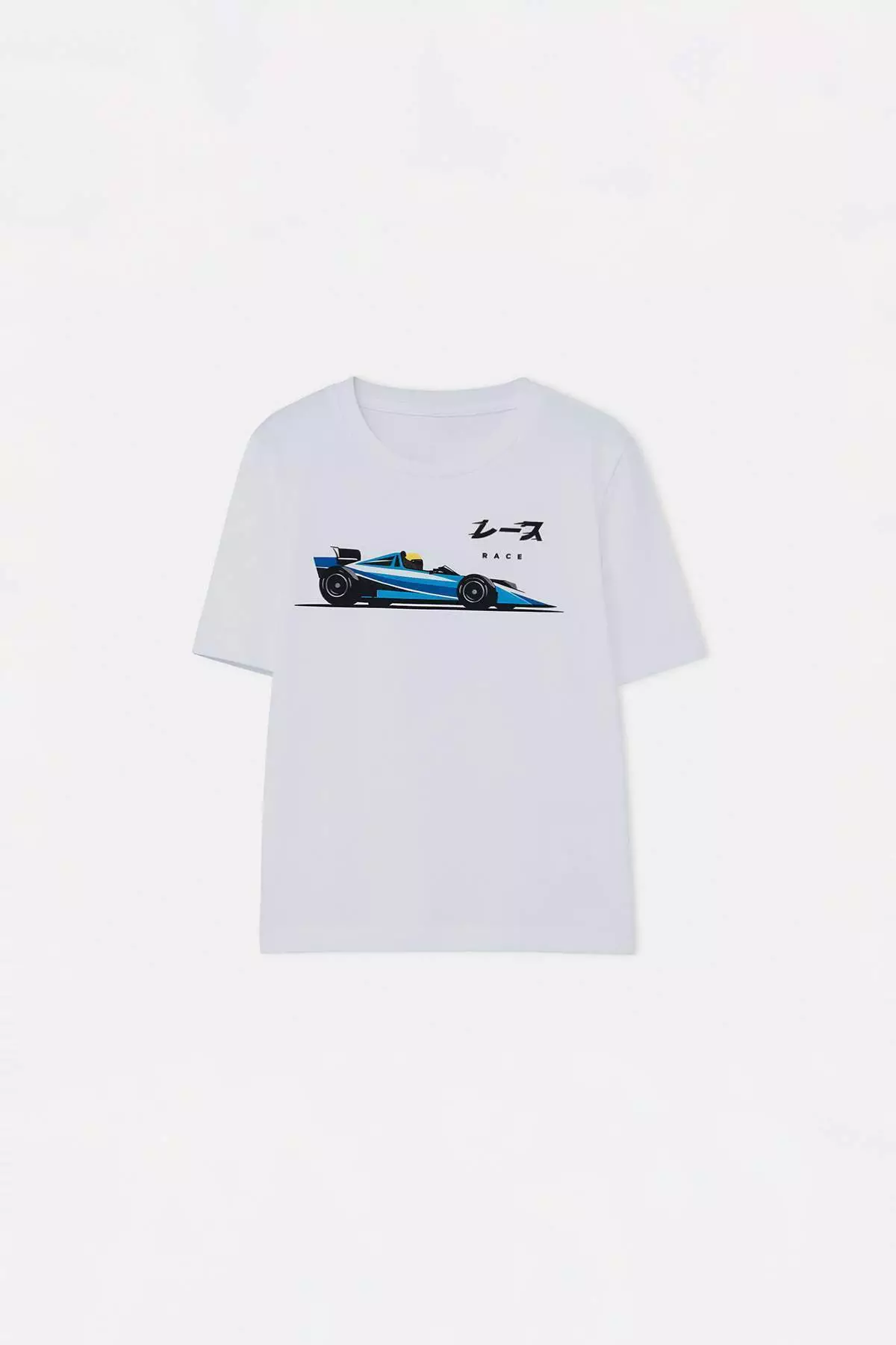 Anthracite-White 2-Piece Slogan Knitted T-Shirt Tkdss26Ts00026