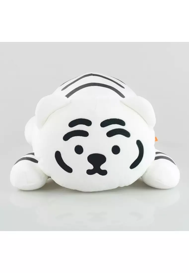 Buy MUZIK TIGER Lying Tiger Face Mochi Doll - White Tiger 2025 Online ...