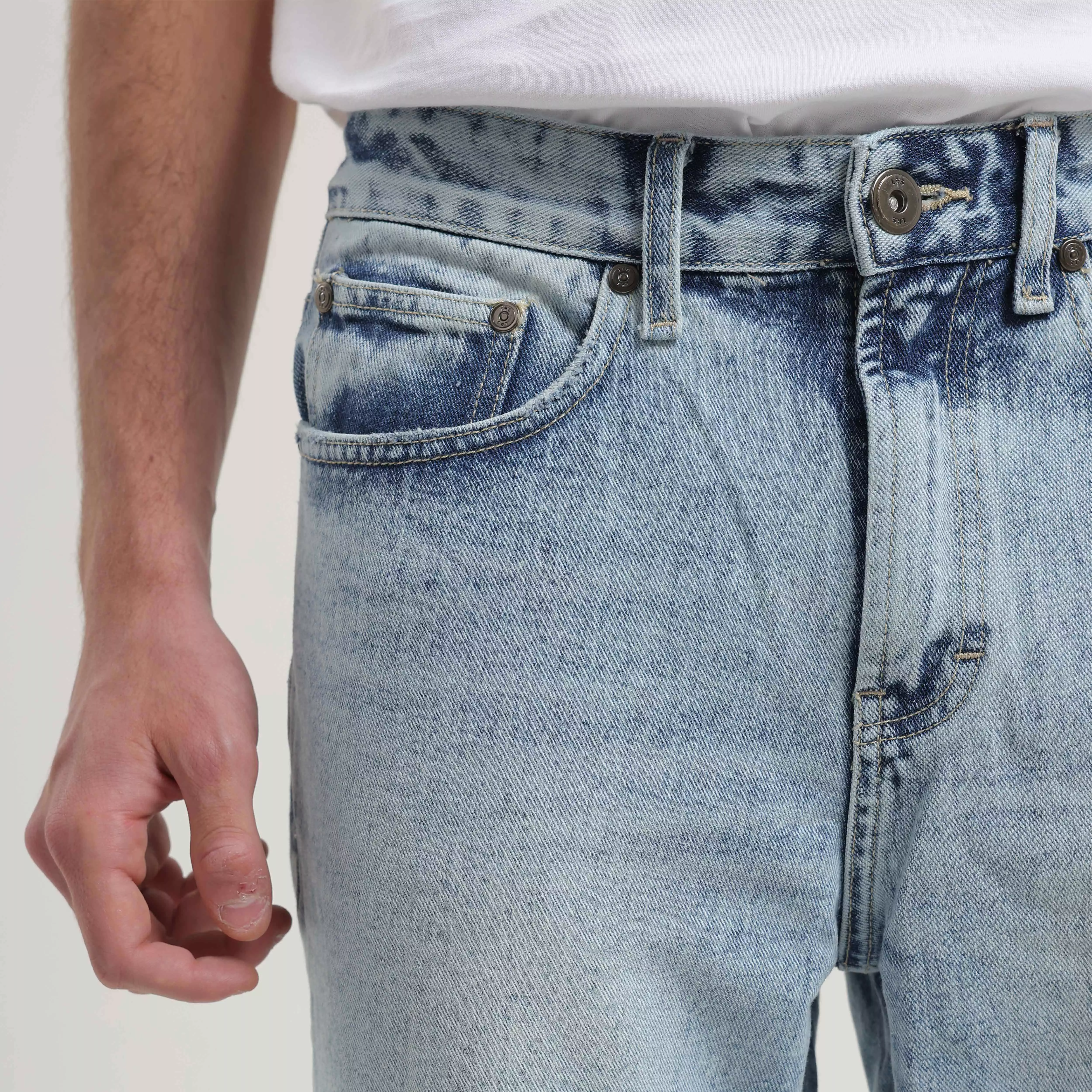 LARUSSO - Vintage Denim Easy Ankle Pants