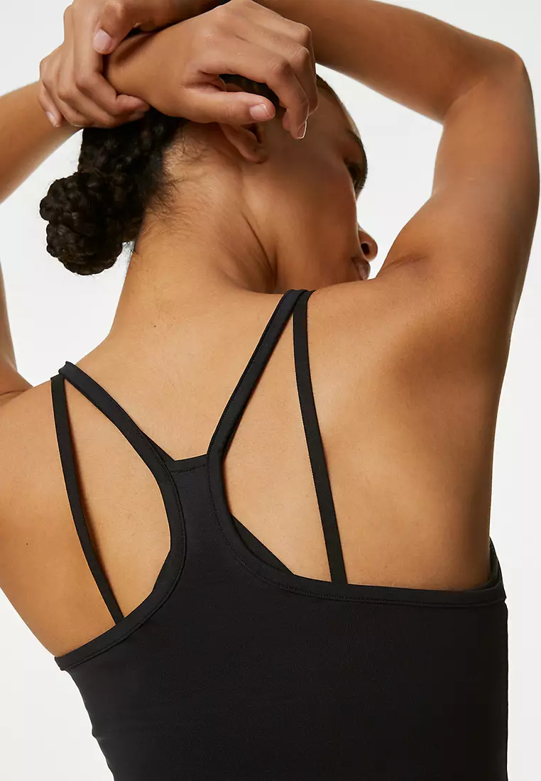 Printed Scoop Neck 2-In-1 T-Shirt