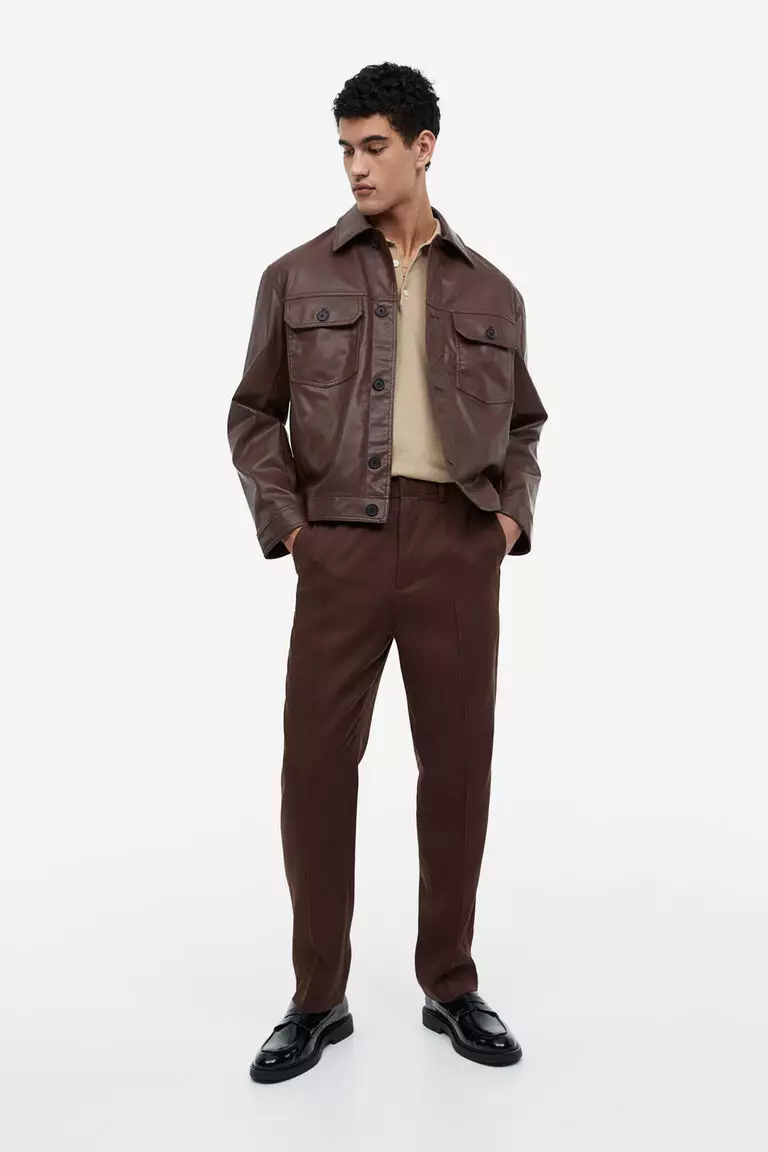 Jual H&M Regular Fit Tailored lyocell trousers Original 2024 | ZALORA ...