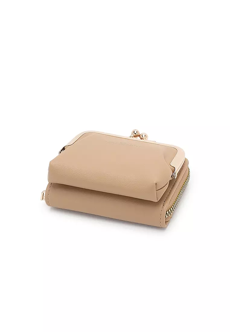 Women's Short Wallet / Purse (Dompet Wanita) - Cokelat