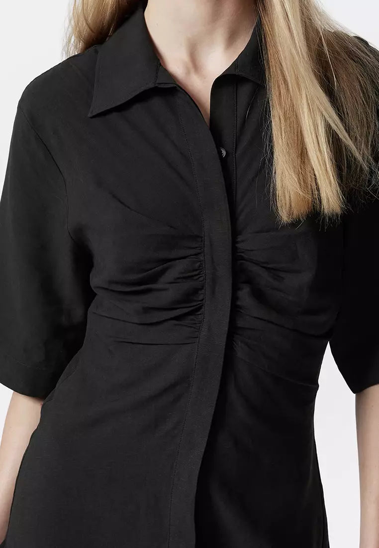 恤衫連身迷你裙