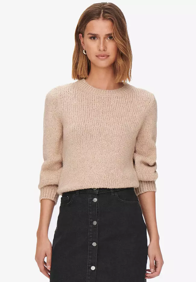 Free people balloon sleeve on sale sweater