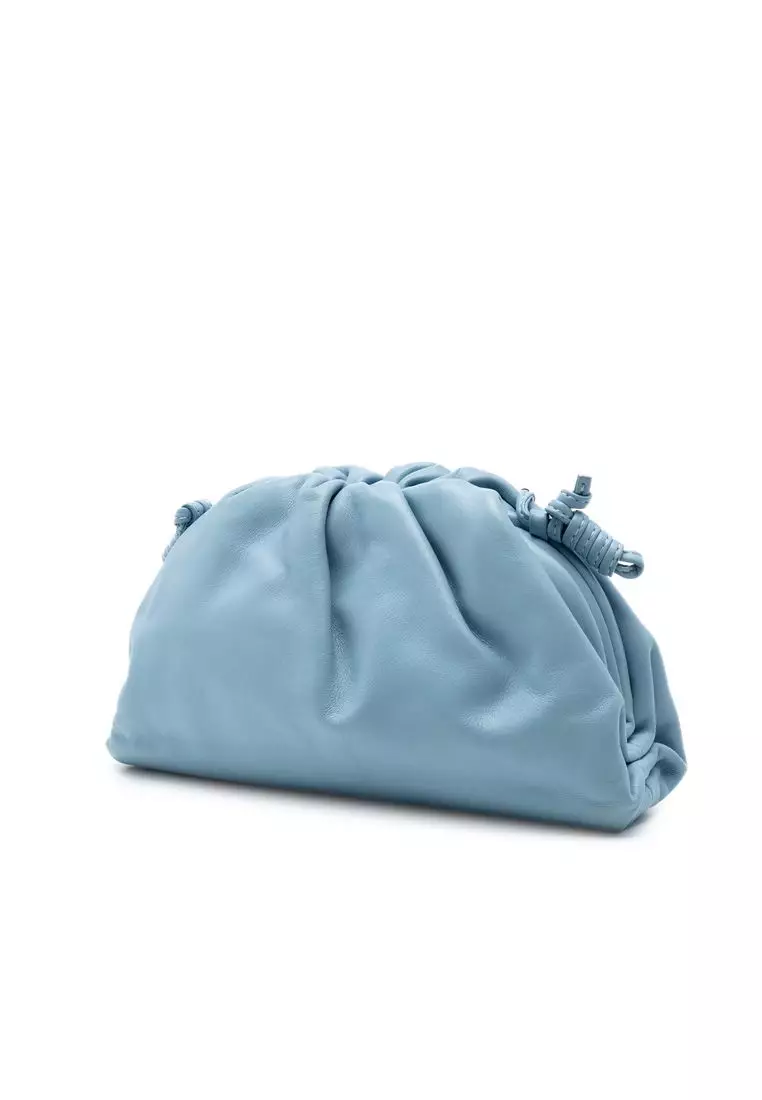 Pre-Loved Bottega Veneta Lambskin The Mini Pouch Crossbody