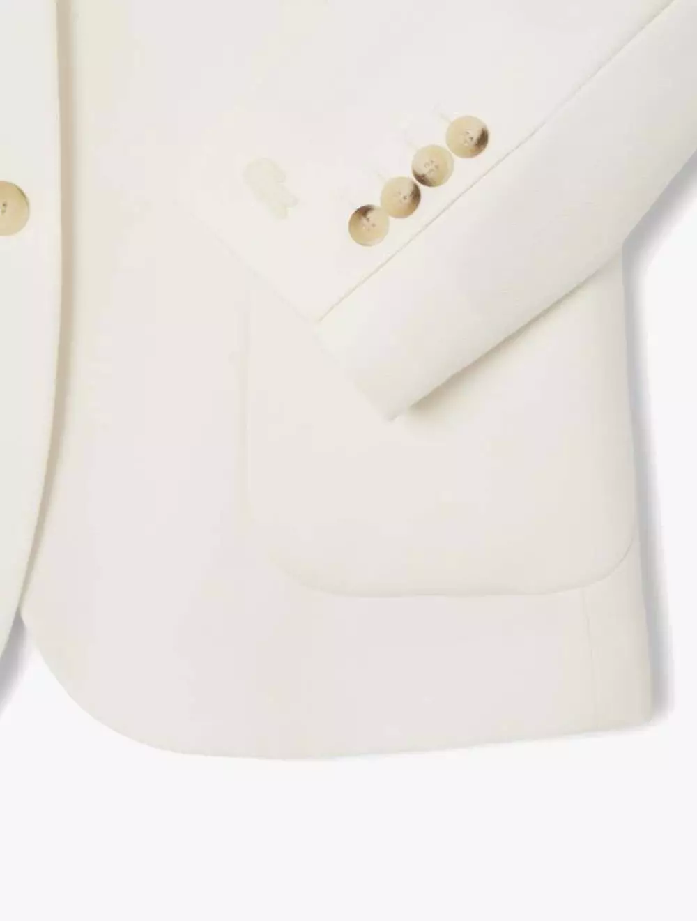 Wool Twill Blazer - White