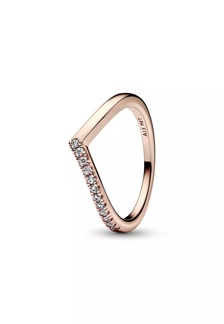 Buy PANDORA Pandora Timeless 14K Rose Gold Plated Wish Half