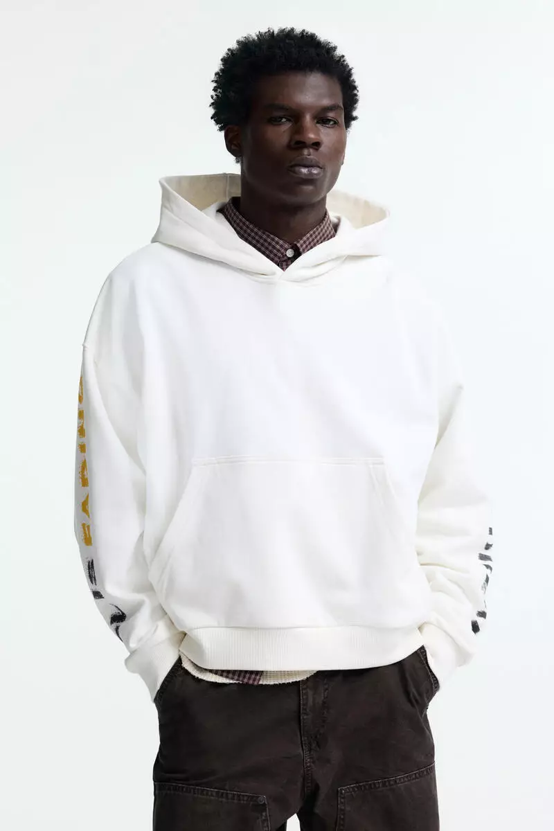 Oversized Fit Printed hoodie