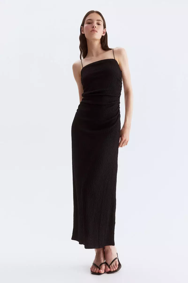 H&M Textured strappy dress