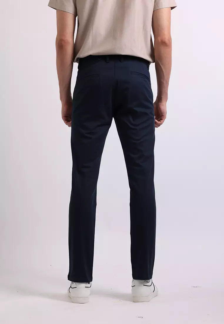 Manzone Celana Panjang Pria Chinos Slim Fit Roku - Navy