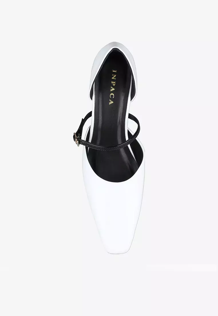 Jual INPACA Geneve Block Heel Square-toe Shoes Original 2024 | ZALORA ...