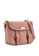 Unisa pink Saffiano Flap Closure Sling Bag UN821AC39YSAMY_2