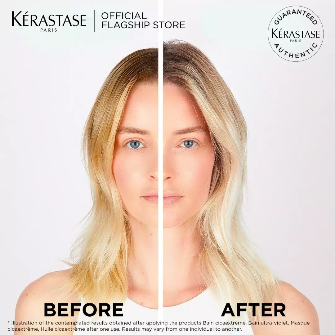 Kerastase Bain Ultra Violet 250ml Shampoo Rambut Di Bleach