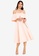 ZALORA OCCASION pink Bridesmaid Off Shoulder Dress ABEFFAA173D2C6GS_5