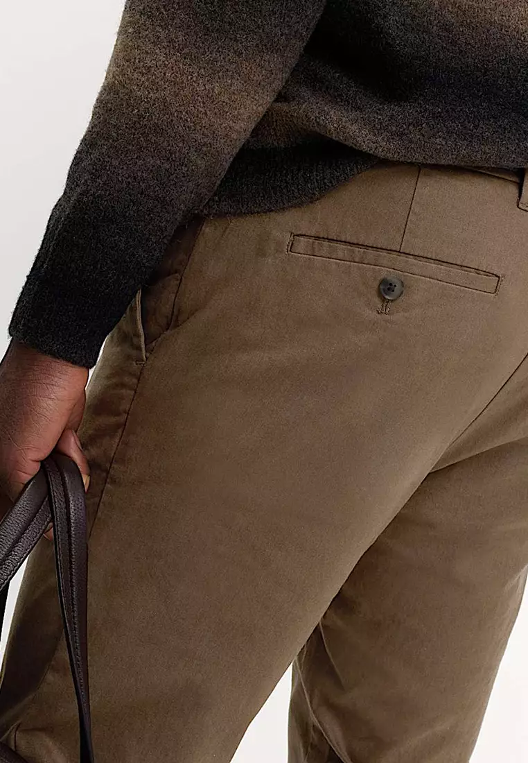 Slim Fit Cotton Rich Stretch Chinos