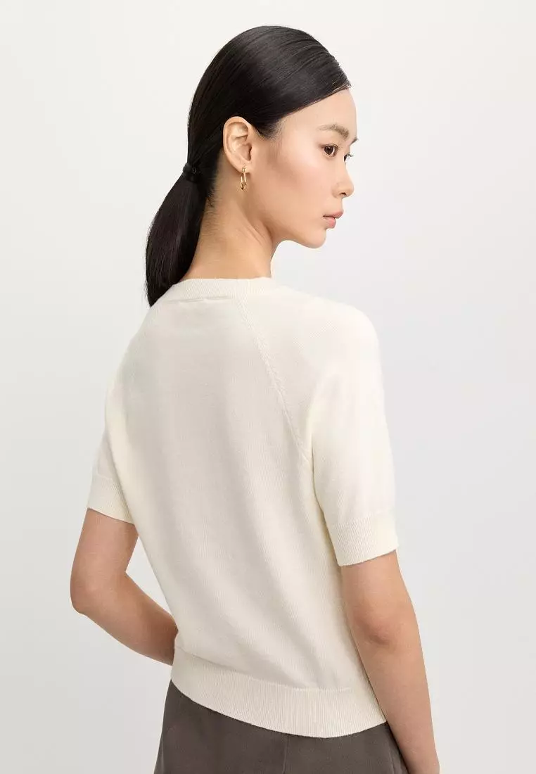 Side Button Knit Top