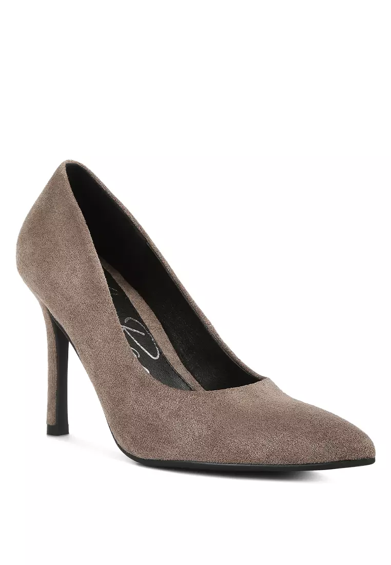 Dark taupe clearance pumps