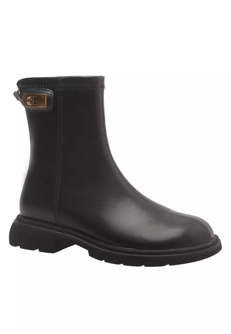 Discount on Twenty Eight Shoes  shoes - SKU: Platform Vintage Zipper Boots Tld8136-2