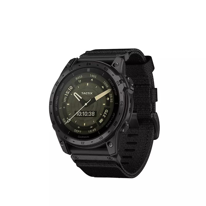 Jam Tangan Pria Garmin Tactix 7 010-02931-14 Smartwatch AMOLED Edition Digital Dial Black Nylon With Silicon Strap
