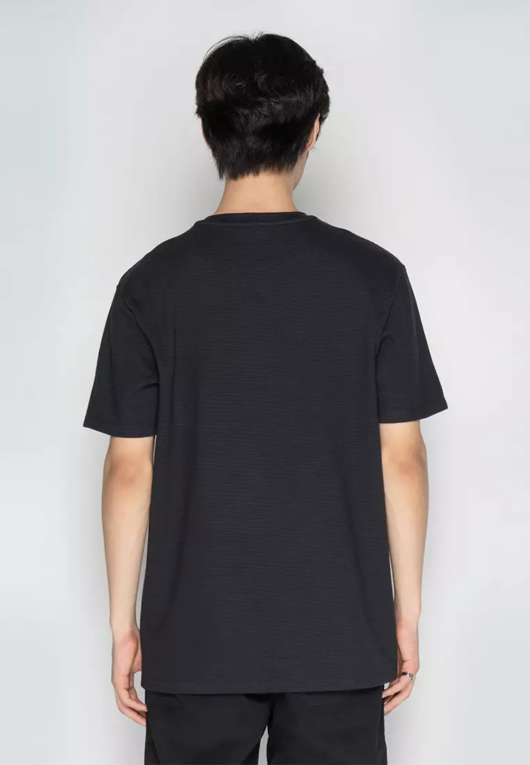 Penshoppe plain black best sale shirt