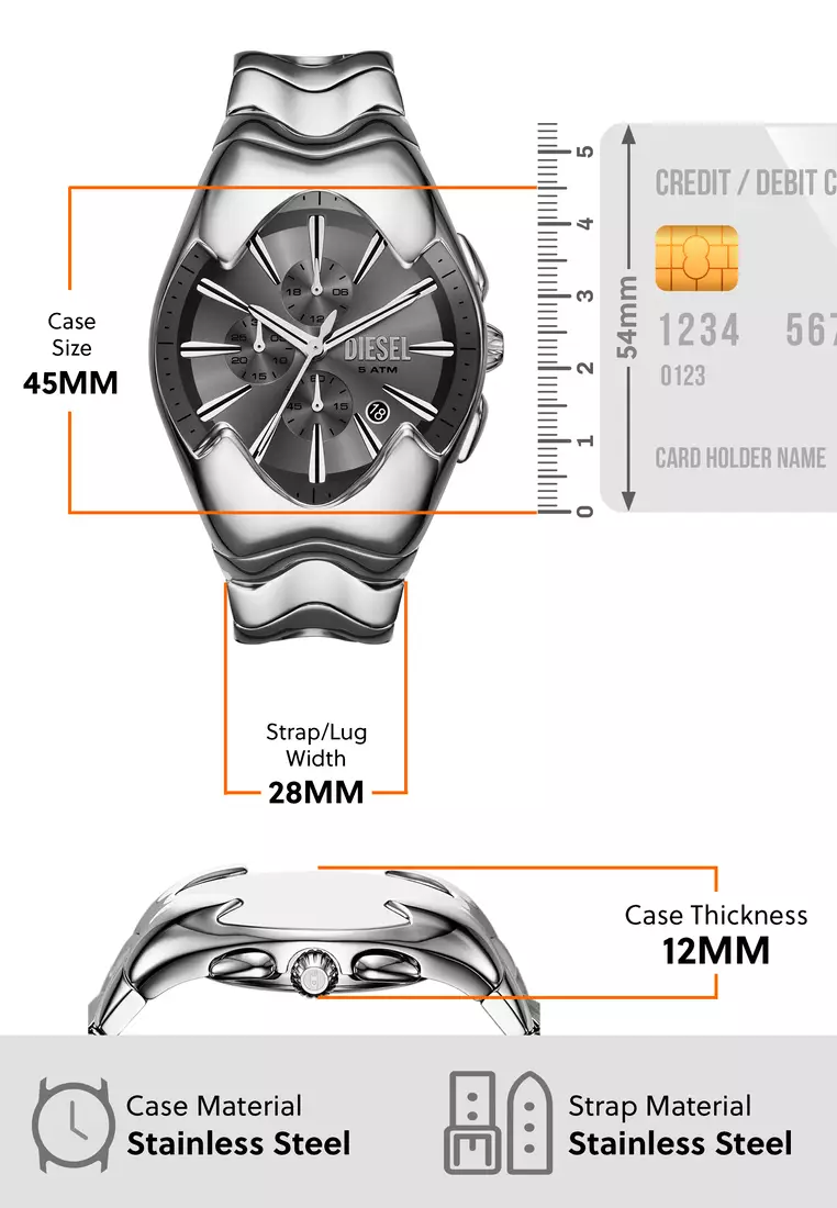 Buy Diesel Diesel Men's Mercurial Chronograph Watch ( DZ4683