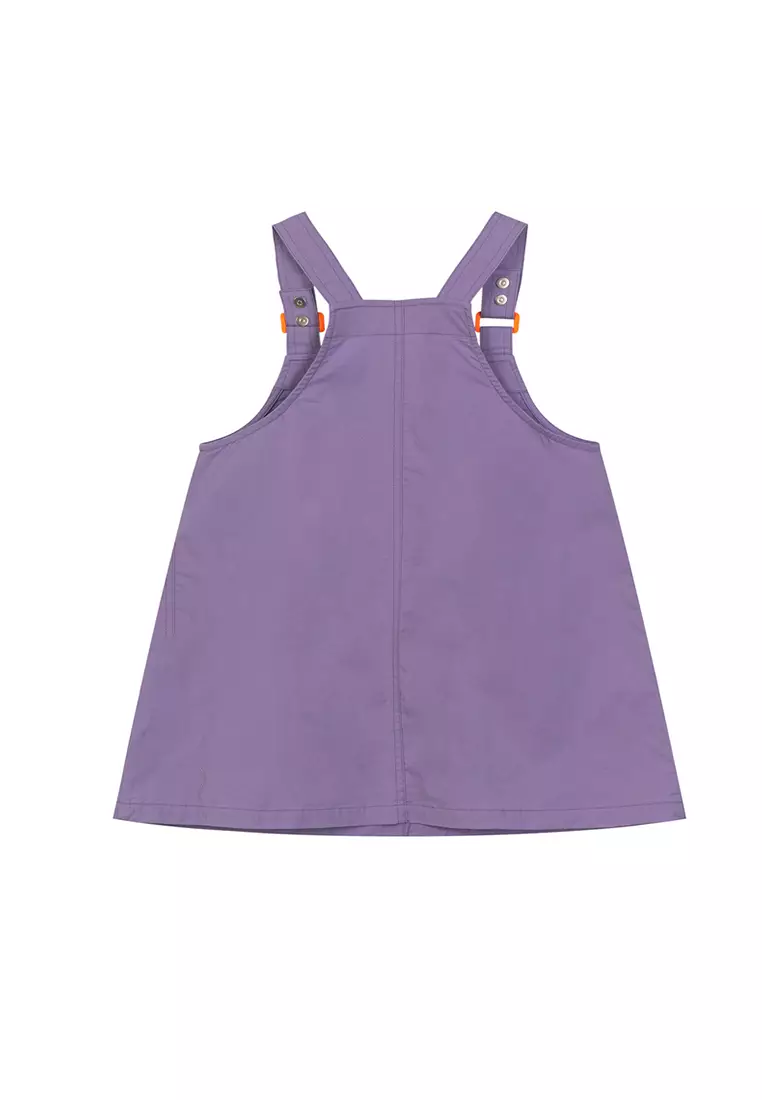 Suspender Dress With Front Pockets