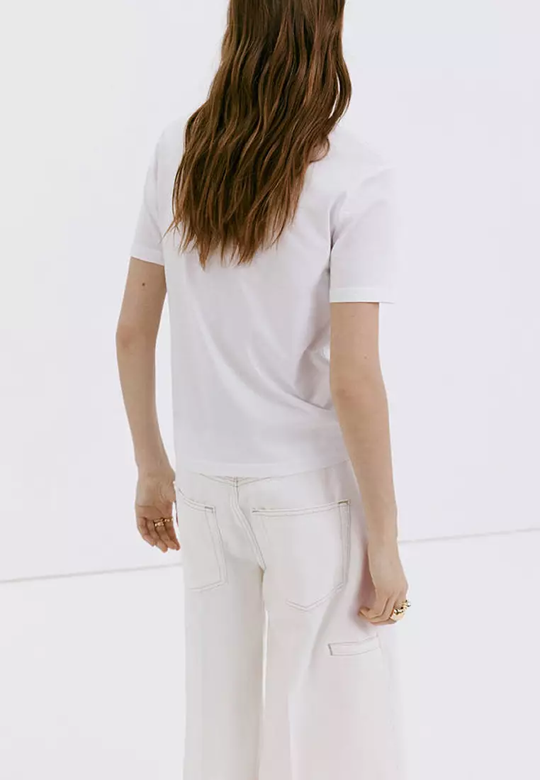 V-Neck Cotton T-Shirt