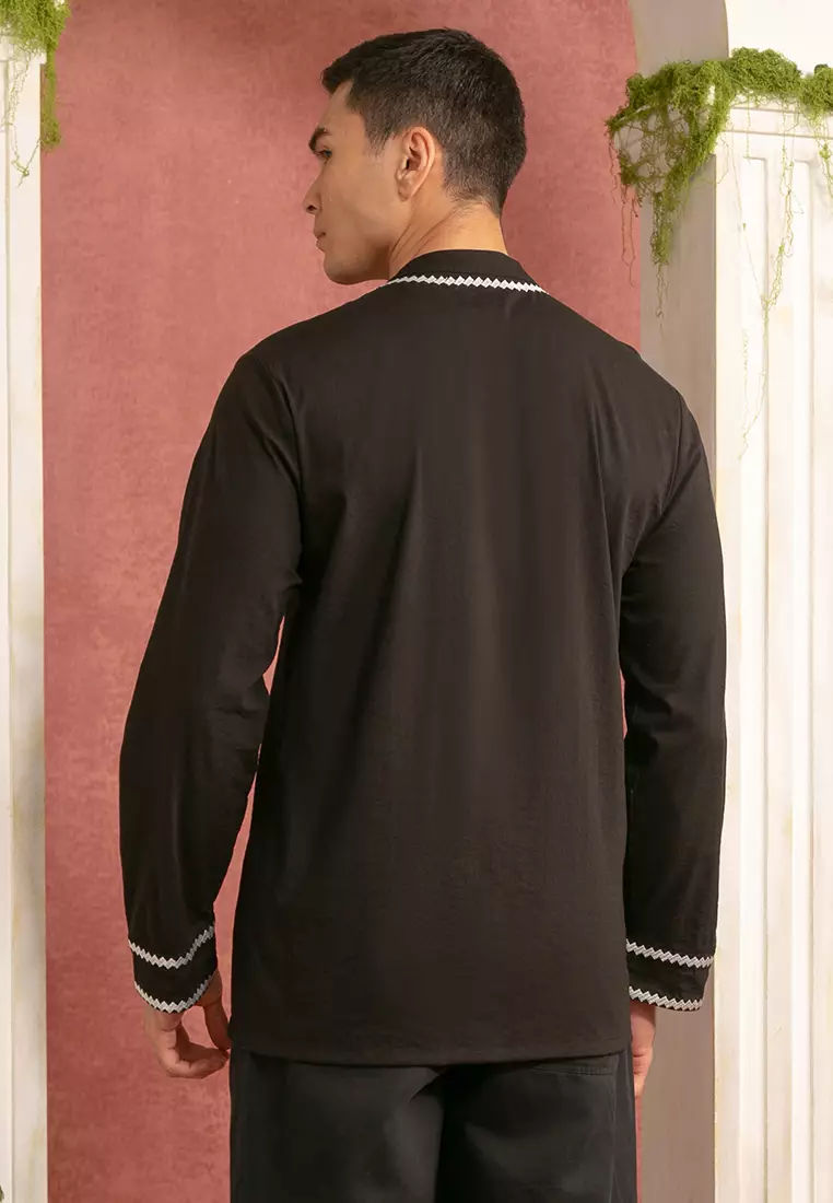 Men’s Collar Embroidered Shirt