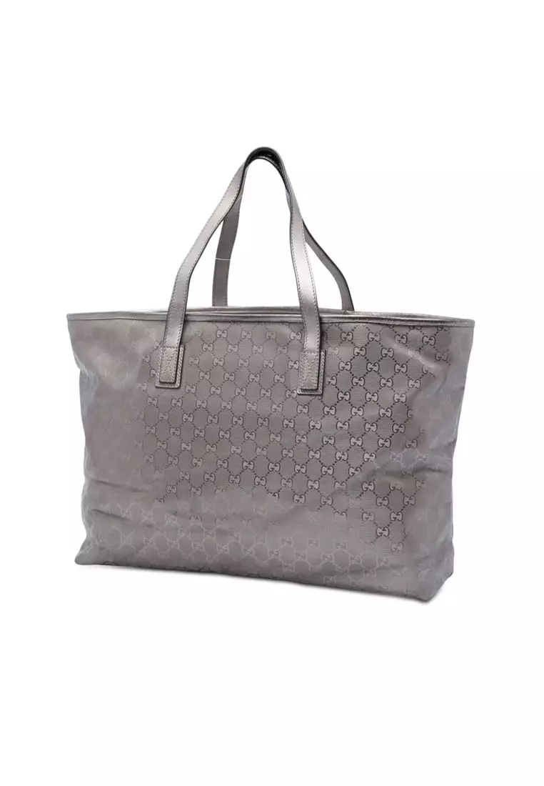 Pre-Loved Gucci Large Gg Imprime Tote