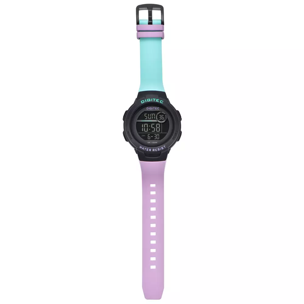 Digitec Jam Tangan Wanita - Blue Purple - Rubber - BDG-7092T-BBPU-4B