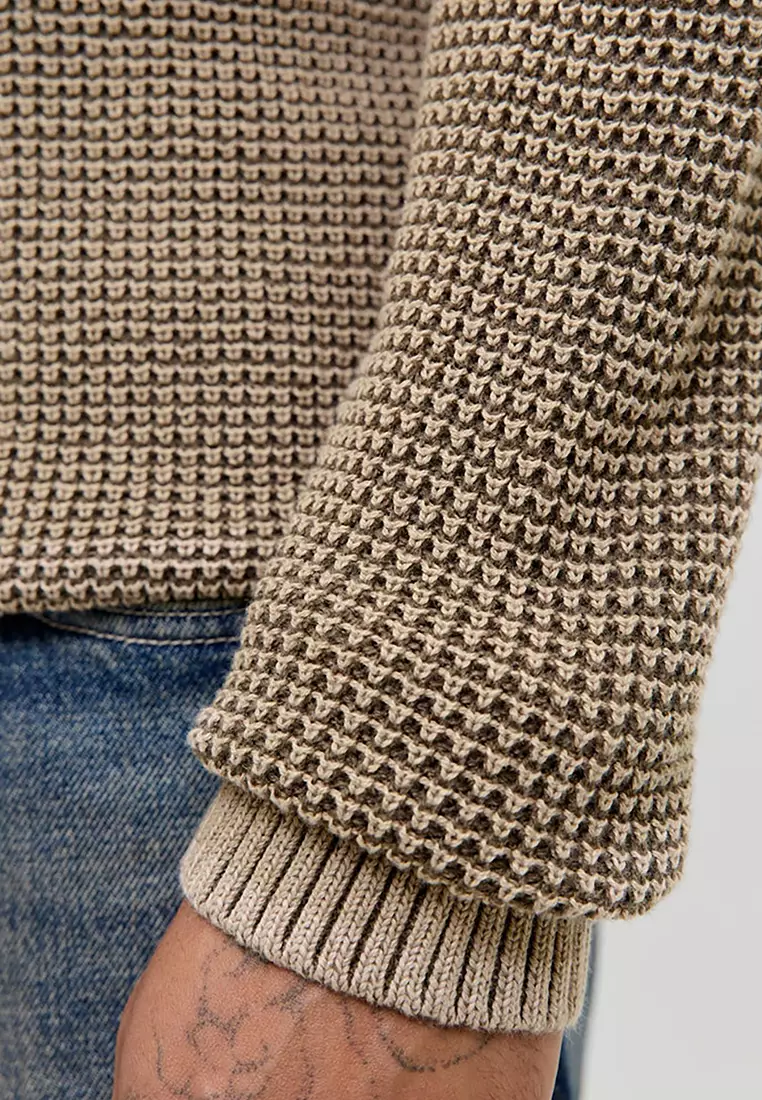 Knit High Neck Sweater