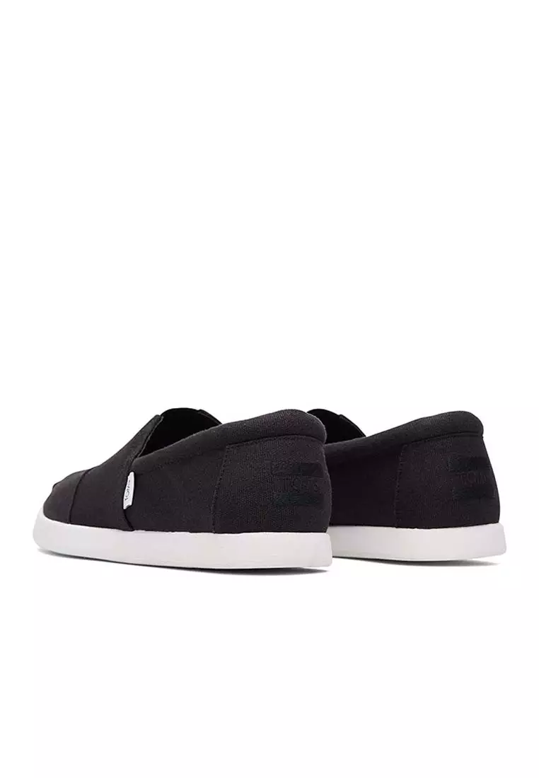Buy TOMS Toms Alp Men's Fwd Slip On Black Recycled Cotton Canvas
