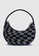Urban Revivo grey Checkered Baguette Bag 3673EAC1850646GS_3