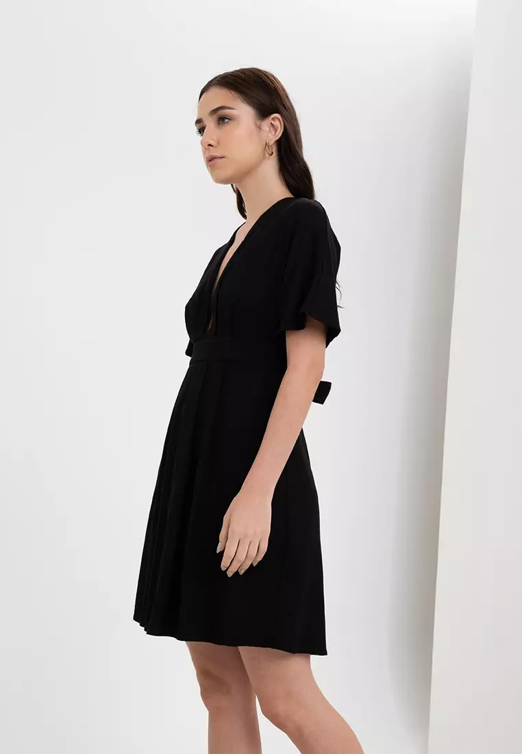 Zalora online black dress