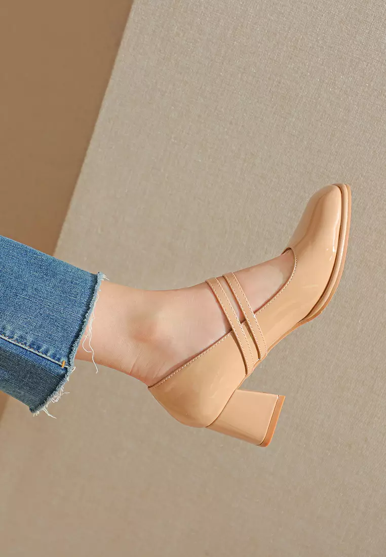 5CM Double Strap Mary Jane Shoes 595-3