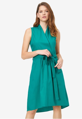 Shop Koton Sleeveless Wrap Dress Online On Zalora Philippines