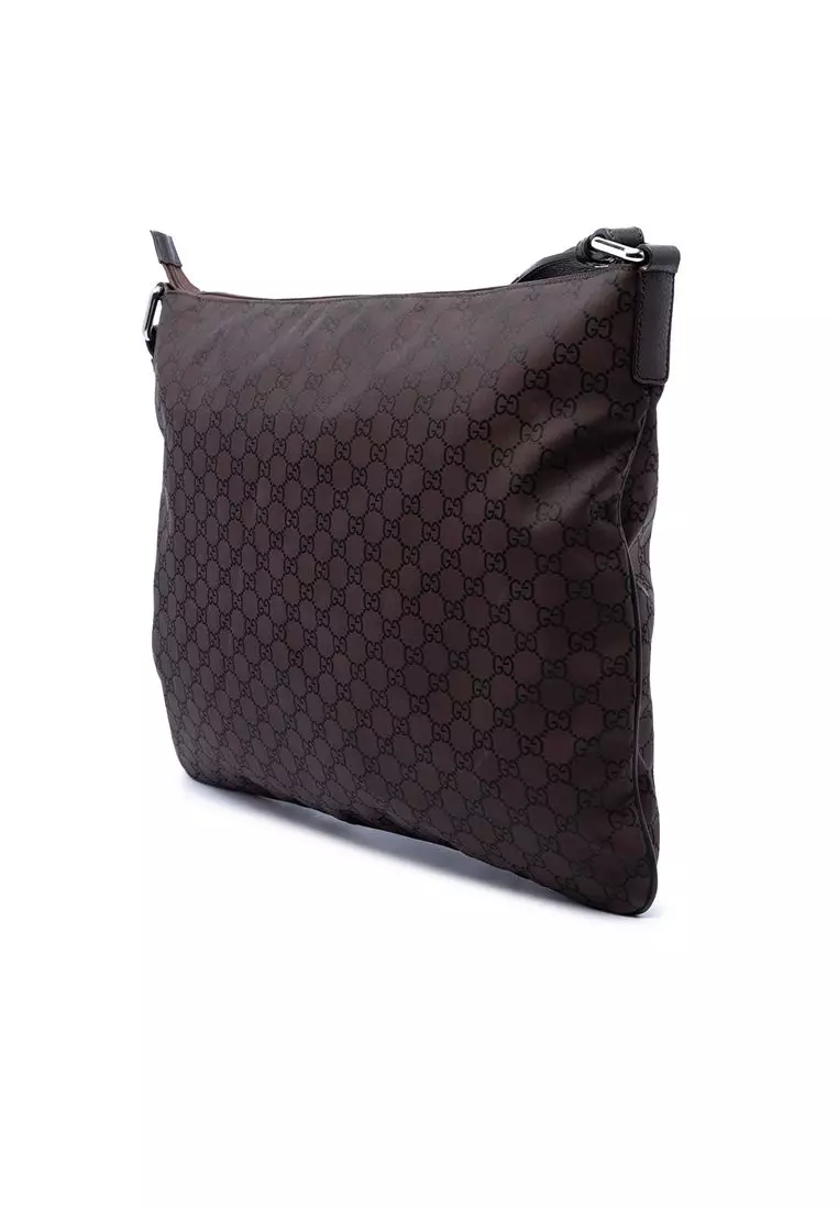 Pre-Loved Gucci Gg Nylon Crossbody