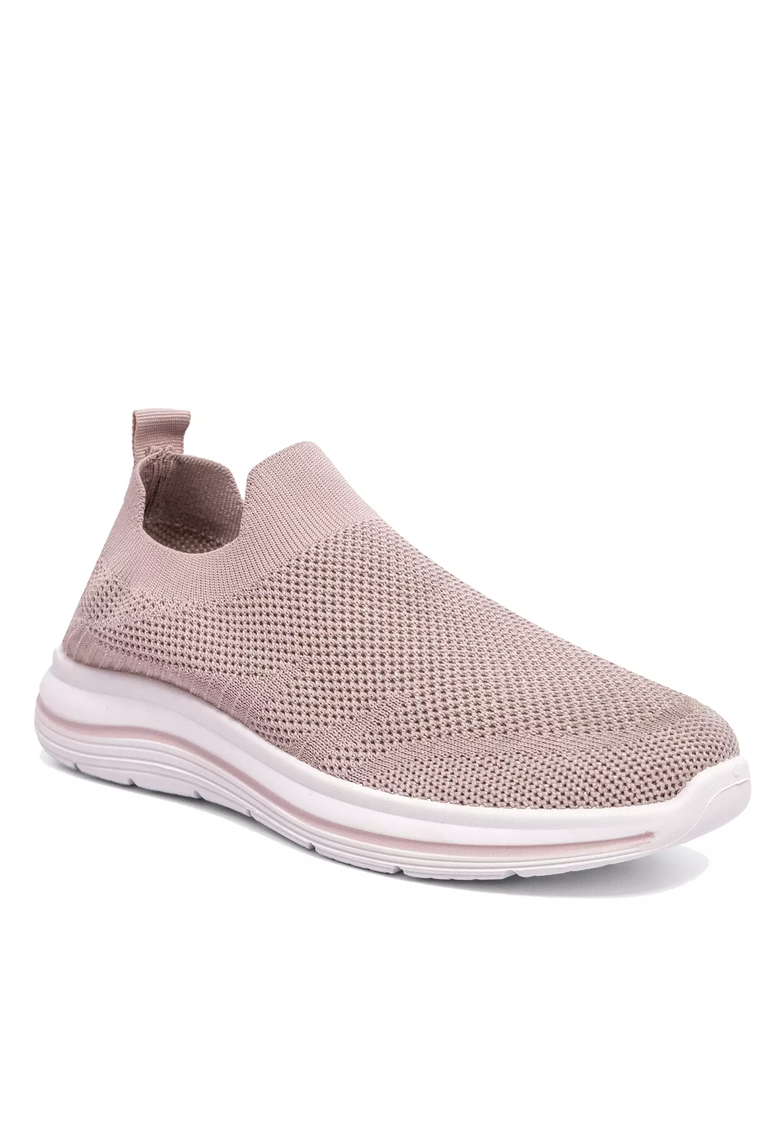 Dr. Kevin Sepatu Olahraga Sport Wanita Sneakers Rajut Slip On 589-087