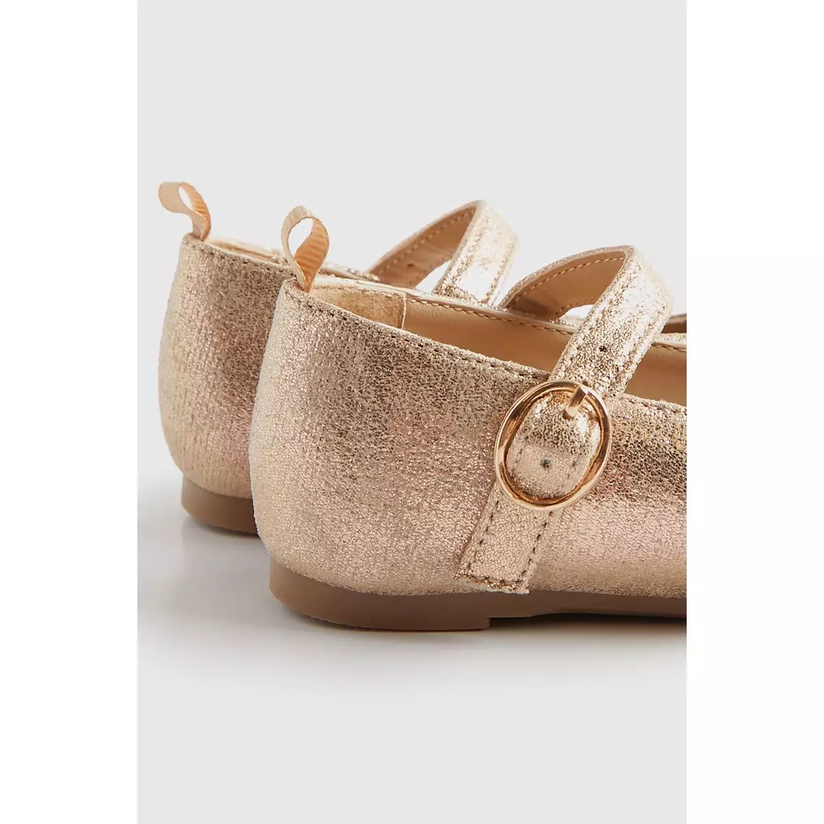 Mothercare Gold Ballerina Shoes - Sepatu Anak Perempuan (Kuning)