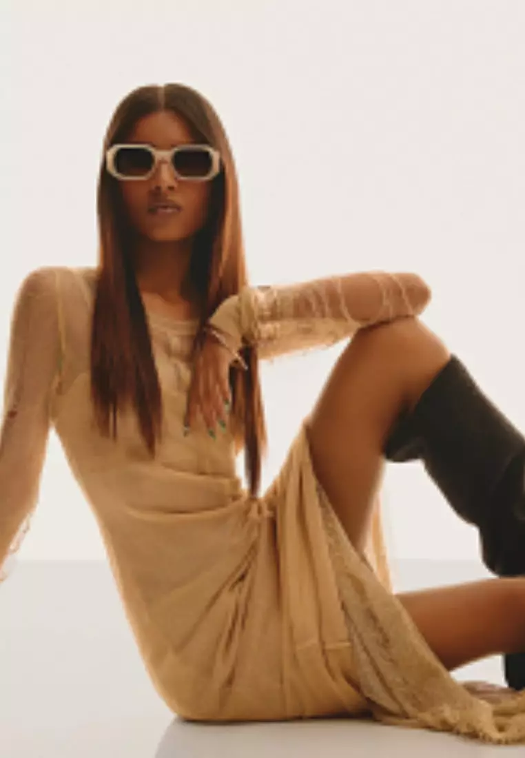 Hyped Up Sunglasses - Sunflower/Sepia