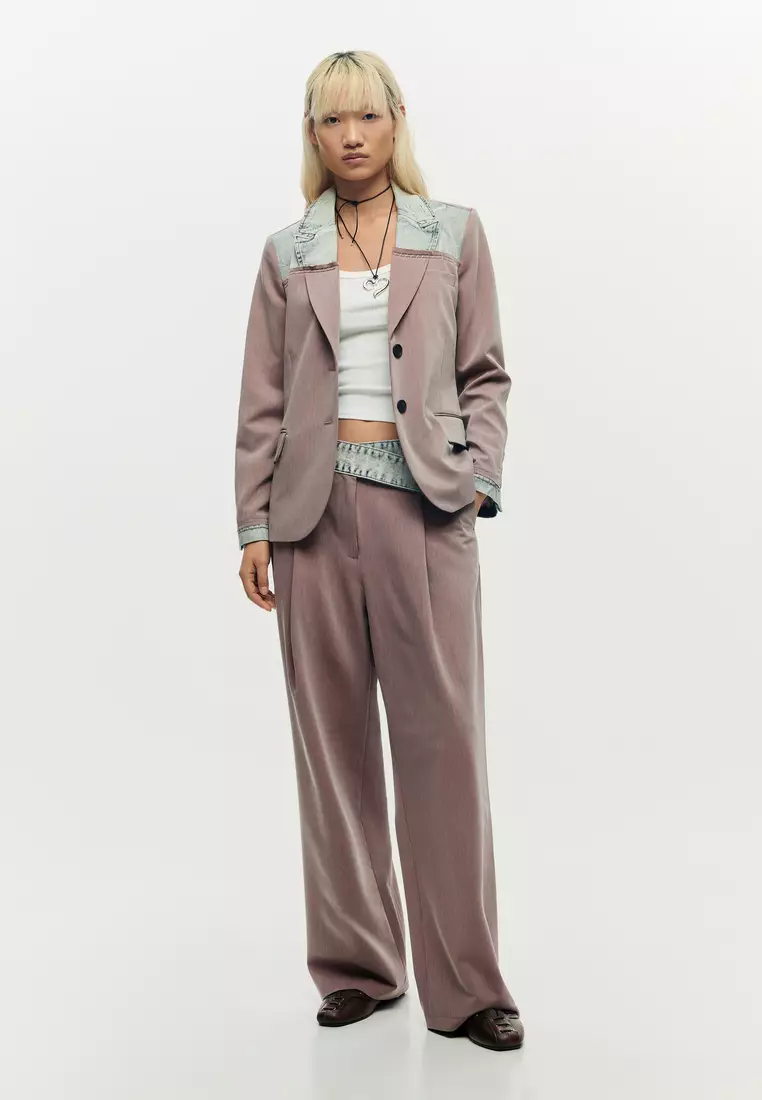WOVEN LONG TROUSERS