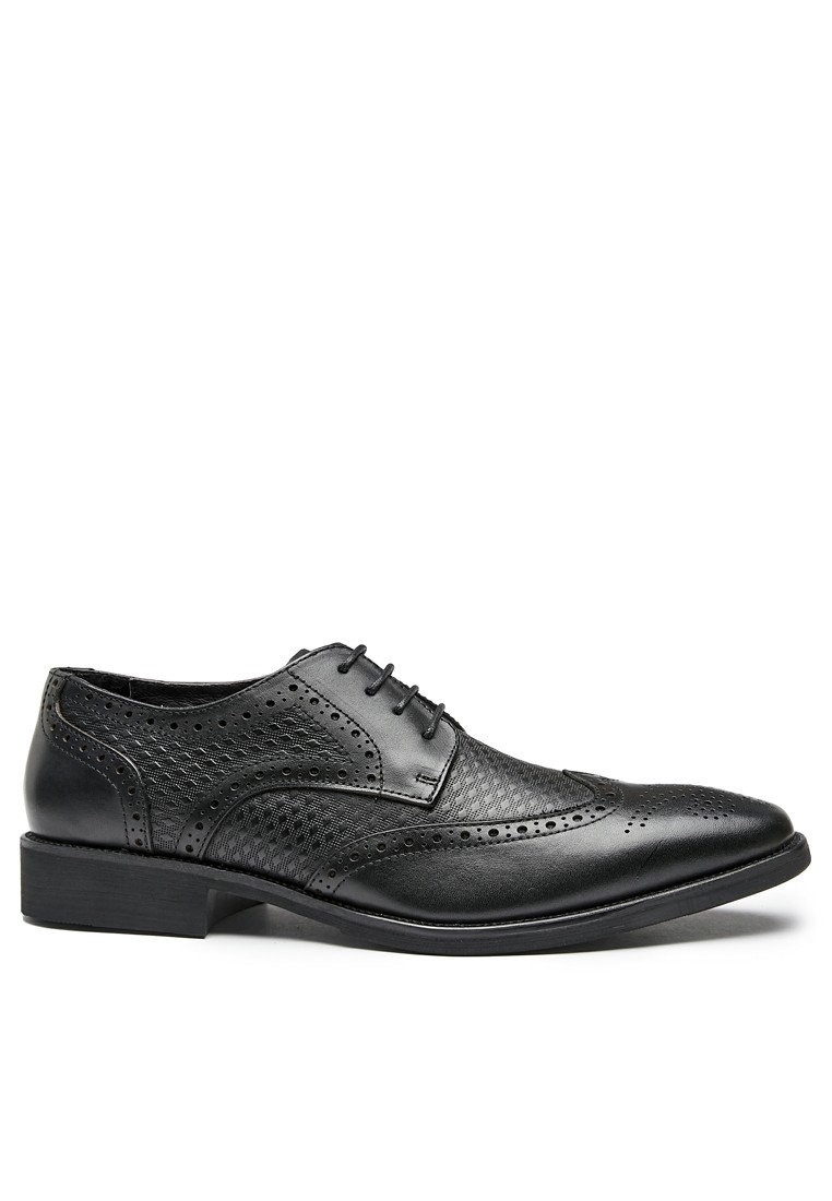 Brogue Grain Leather Derby Shoes KB21018-6