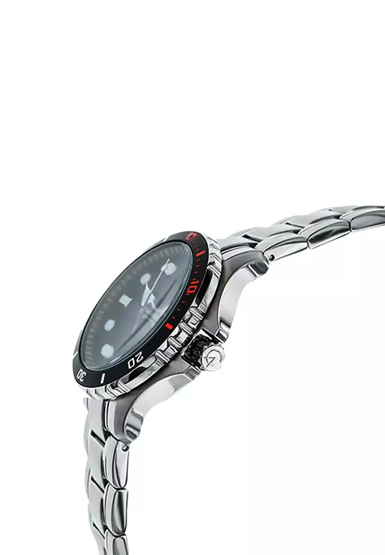 Alexandre Christie AC 8439 LDBSSBAOR Stainless Steel Jam Tangan Wanita