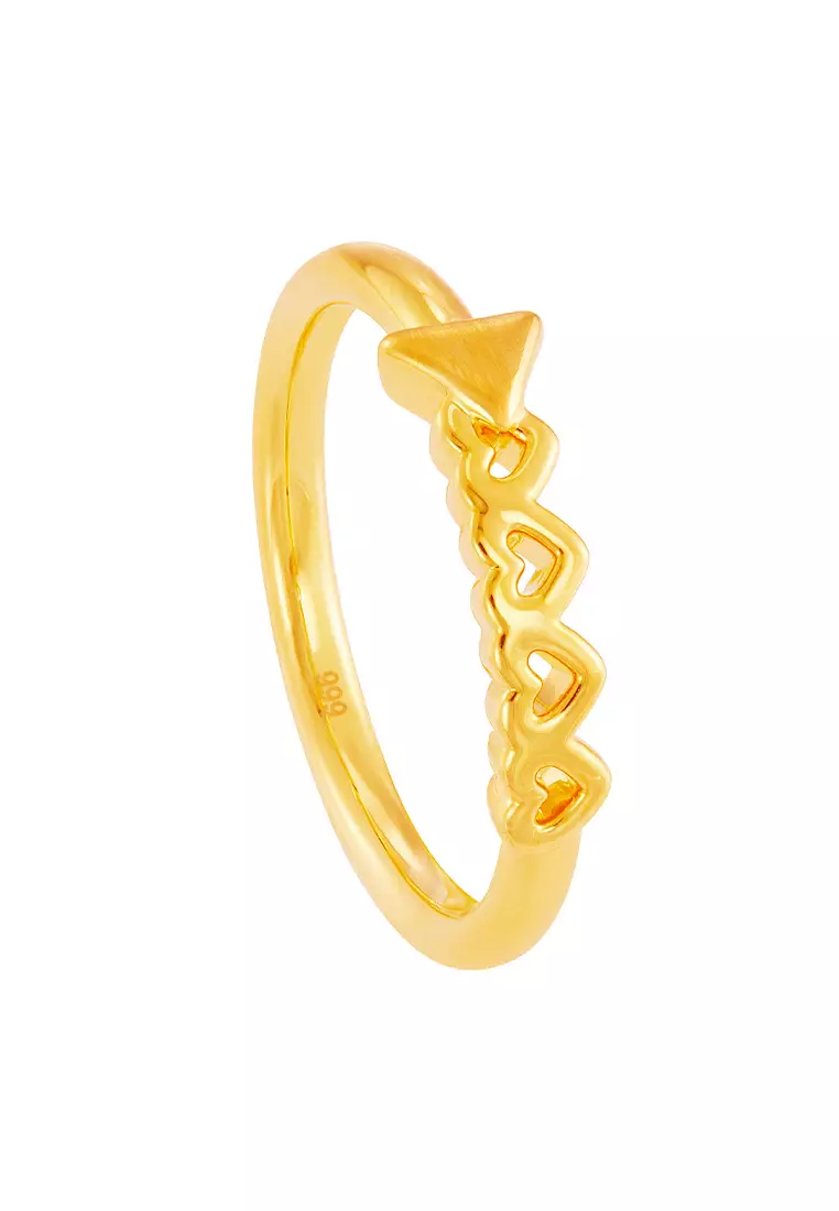 HABIB 999/24K Yellow Gold Ring 9GR00121024
