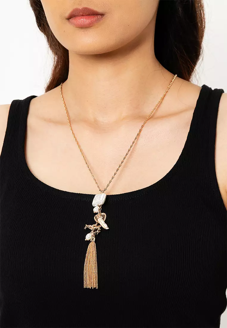 Harmonyy Long Charm Necklace