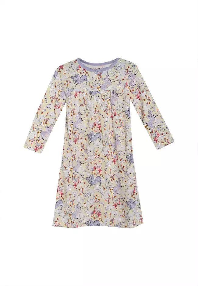 Buy Cath Kidston Unicorn Long Sleeves Jersey Nightie Dress Online